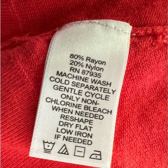 Susan Graver Pink Slit Sleeve Scoop Neck Short Sleeve Tunic Top Size 1X - Picture 5 of 6